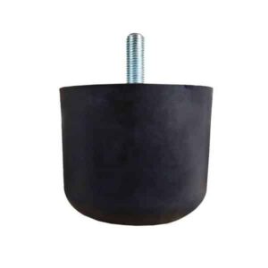 Tampon    amortisseur cylindrique caoutchouc Ø125 x 100 mm • Tige filetée M16 x 25 mm