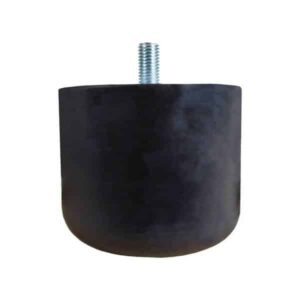 Tampon      amortisseur cylindrique caoutchouc Ø100 x 80 mm • Tige filetée M12 x 25 mm