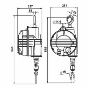 Equilibreur de charge ATEX           • 20 à 30 kg