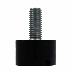 Tampon                             amortisseur cylindrique caoutchouc Ø25,5 x 15 mm • Tige filetée M8 x 20 mm