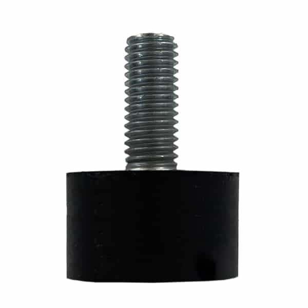 Tampon                             amortisseur cylindrique caoutchouc Ø25,5 x 15 mm • Tige filetée M8 x 20 mm