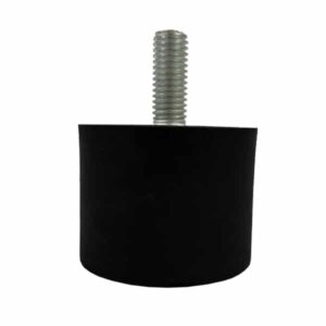 Tampon                      amortisseur cylindrique caoutchouc Ø40 x 30 mm • Tige filetée M8 x 20 mm