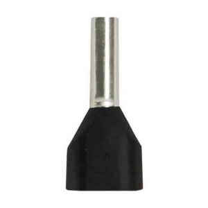 Embout de câblage double 2×1,5mm² Noir • Paquet de 500