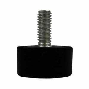 Tampon                                  amortisseur cylindrique caoutchouc Ø16 x 8 mm • Tige filetée M4 x 10 mm