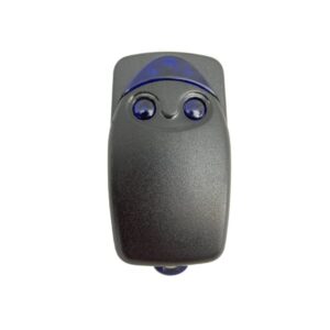 Emetteur radio FLORS 2 boutons poussoir 1 cran pour commande à distance de portail