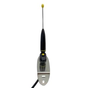 Antenne professionnelle, accordée, orientable, pour récepteur radio OX2 avec équerre support en inox et 2m de câble