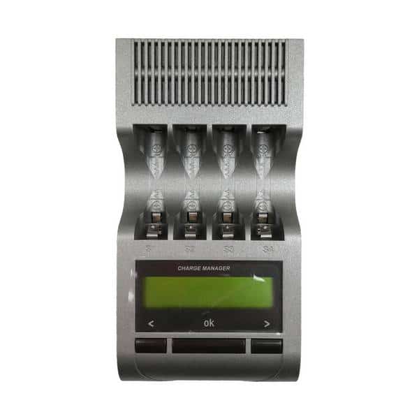 Chargeur micro processeur 4 canaux 230V • Ecran LCD • Grande autonomie • Pour 4 batteries LR6 (AA)