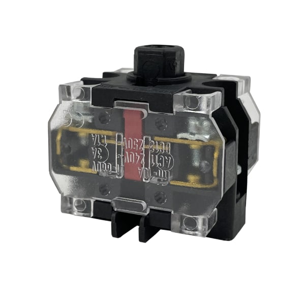 Bloc contact simple • 2 NC • 1 vitesse