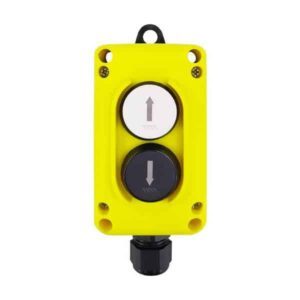 Boîte à boutons               2 boutons avec 1 aimant et câble spiralé 3G1,5 mm² de 3 m (longueur dépliée)