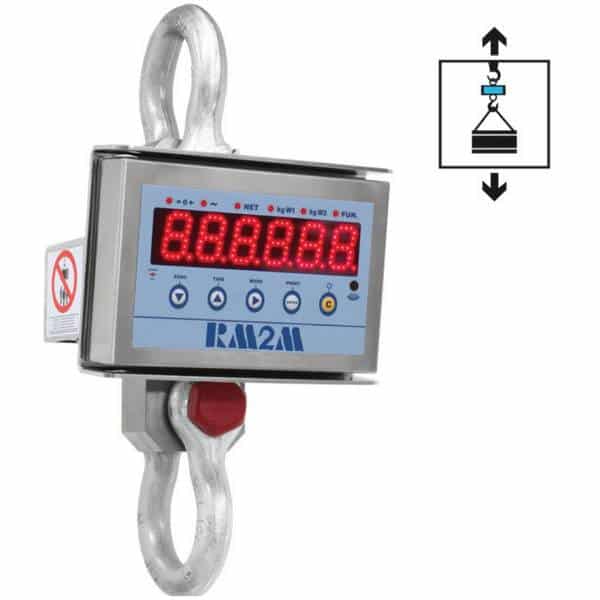 Peson 12t • Crochet peseur 12t • Dynamomètre  12t • Pesage de 0 à 12t • DMC
