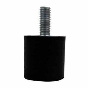 Tampon                        amortisseur cylindrique caoutchouc Ø30 x 30 mm • Tige filetée M8 x 20 mm