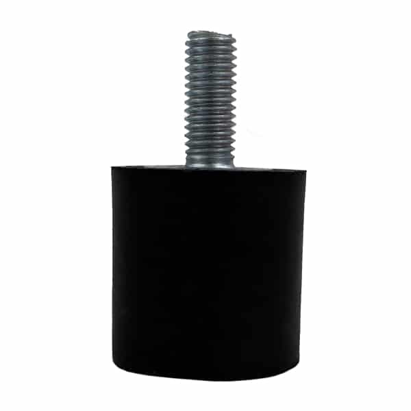 Tampon                        amortisseur cylindrique caoutchouc Ø30 x 30 mm • Tige filetée M8 x 20 mm
