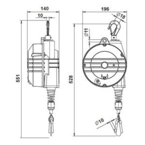 Equilibreur de charge ATEX              • 10 à 14 kg