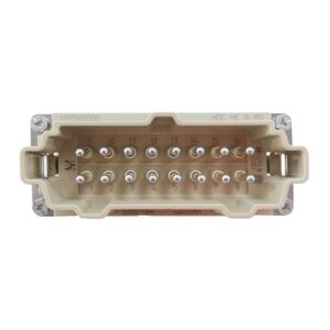Prise mâle 16 broches (serrage par ressort) • HE-016-MS