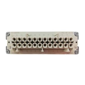 Prise femelle 24 broches (serrage par ressort) • HE-024-FS