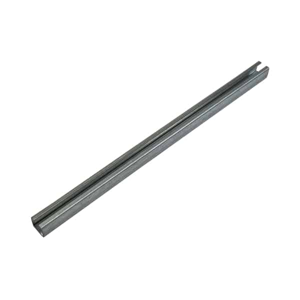 Rail 40 x 40 mm en acier galvanisé 25/10 mm