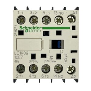 Contacteur tripolaire Schneider LC1K0910E7 • Intensité 9A (AC3)