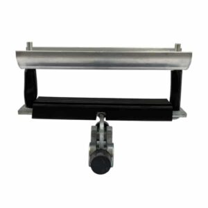 Chariot acier avec cintre aluminium pour câble plat pour profil (40 x 40 mm)