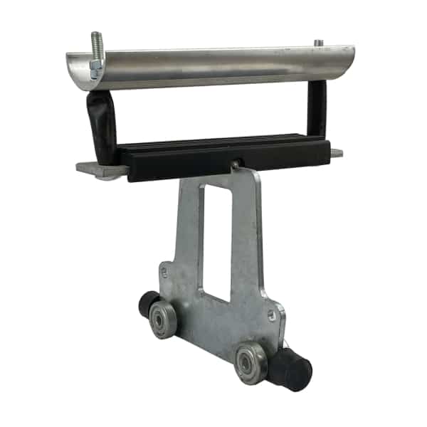 Chariot entraineur acier avec cintre acier pour rail 40 x 40 mm