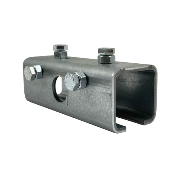 Eclisse pour rail 30 x 32 mm avec visserie