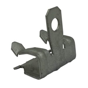 Attache de fixation clips avec trou Ø 7 mm • Pour épaisseur de fer 5 à 13 mm