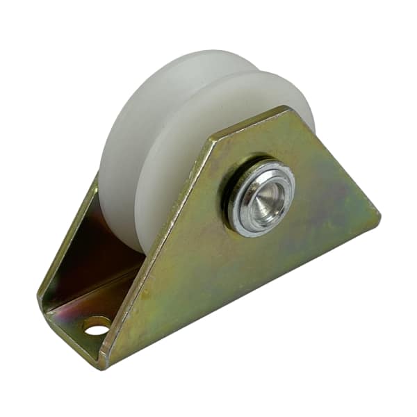 Poulie polyamide avec support pour treuils TM200/77