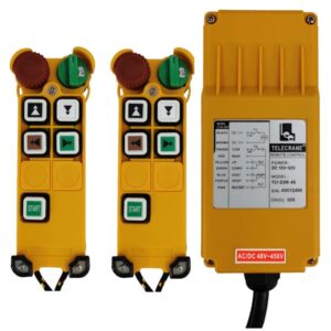 Radiocommande Telecrane F21-E3M-4S   avec 1 émetteur de secours • (4 boutons 1 cran)