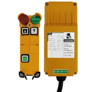 Radiocommande Telecrane F21-E3M-4D-2     • (2 boutons 2 crans)