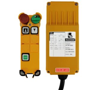 Radiocommande Telecrane F21-E3M-4D-2   • (2 boutons 2 crans)