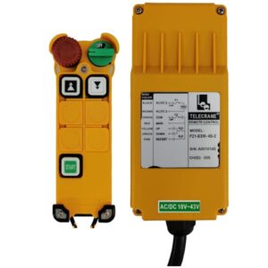 Radiocommande Telecrane F21-E3M-4S-2         • (2 boutons 1 cran)