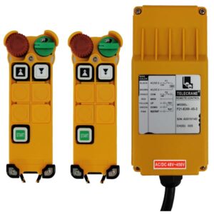 Radiocommande F21-E3M-4S-2   avec 1 émetteur de secours • (2 boutons 1 cran)