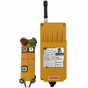 Radiocommande Telecrane F21-E3M-4S-2    avec antenne extérieure • (2 boutons 1 cran)