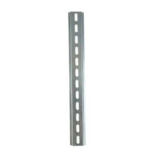 Rail oméga perforé • Hauteur 7,5 mm • Largeur 35 mm • Longueur 2 m