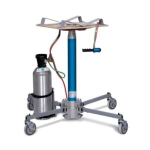 Lève matériels de chantier portatif pneumatique • Capacité de levage 113 kg à 5,6 m