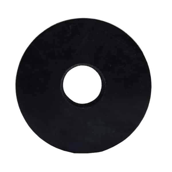 Tampon amortisseur cylindrique caoutchouc Ø60 x 30 mm avec un trou de Ø20 mm