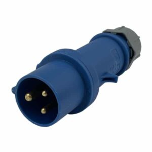 Prise mâle 2P+T • IP44 • 230 VAC • 16 A