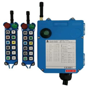 Radiocommande Telecrane F25-10S     avec 1 émetteur de secours • (11 boutons 1 cran)