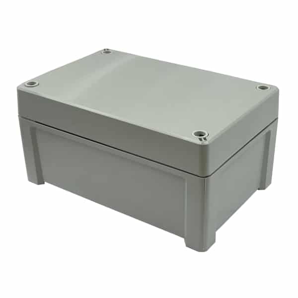 Coffret électrique ABS couvercle gris • 187 x 122 x 90 mm