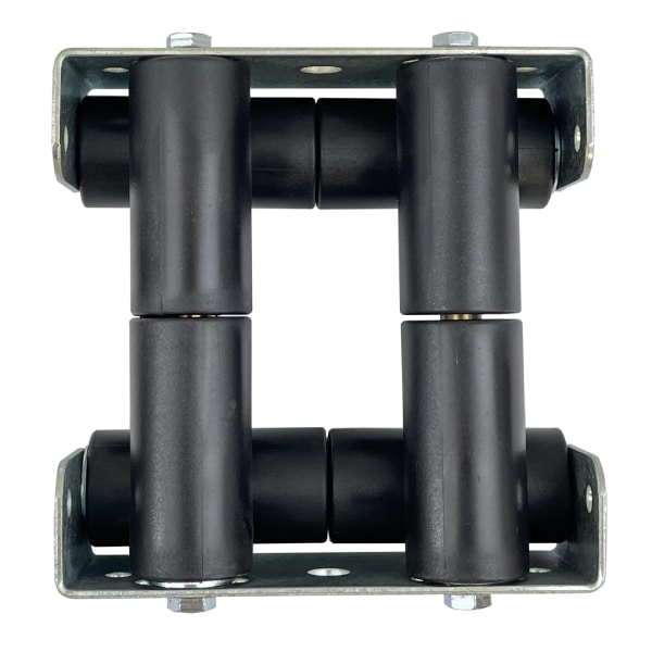 Guide  câble à 4 rouleaux plastique • Largeur de passage câble 55mm