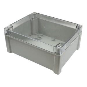 Coffret électrique polycarbonate couvercle transparent • 240 x 191 x 107 mm