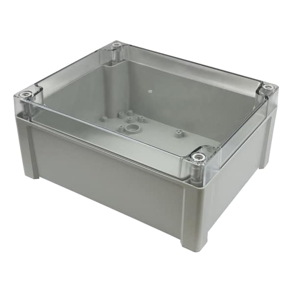 Coffret électrique polycarbonate couvercle transparent • 240 x 191 x 107 mm