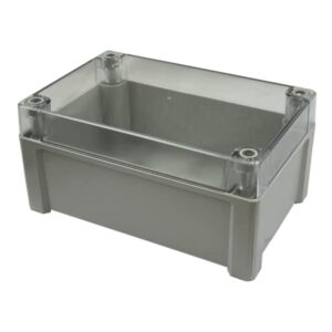 Coffret électrique ABS couvercle transparent • 187 x 122 x 90 mm