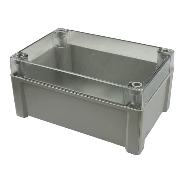 Coffret électrique ABS couvercle transparent • 187 x 122 x 90 mm