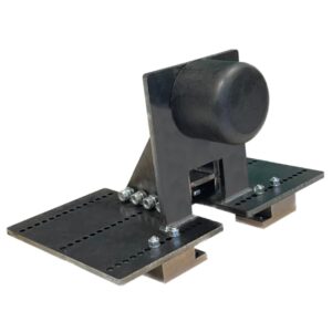 Paire de butoirs amovibles pour pont posé prévu pour carré de 40 x 40mm