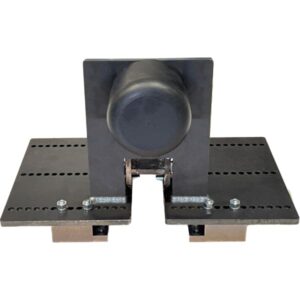 Paire de butoirs amovibles pour pont posé prévu pour carré de 40 x 40mm
