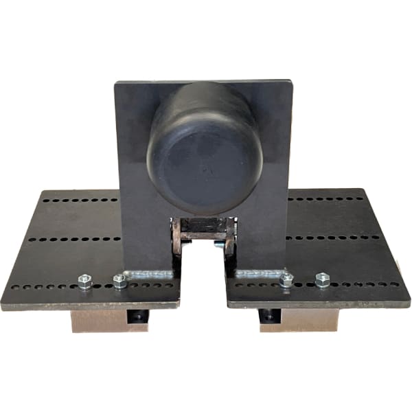 Paire de butoirs amovibles pour pont posé prévu pour carré de 40 x 40mm