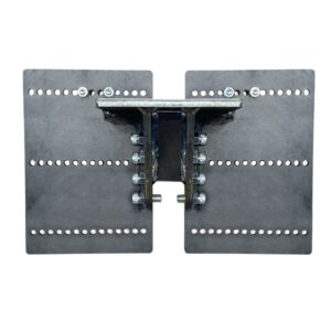 Paire de butoirs amovibles pour pont posé prévu pour carré de 40 x 40mm