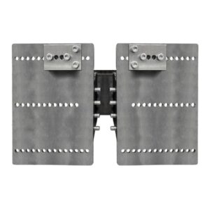Paire de butoirs amovibles pour pont posé prévu pour carré de 40 x 40mm