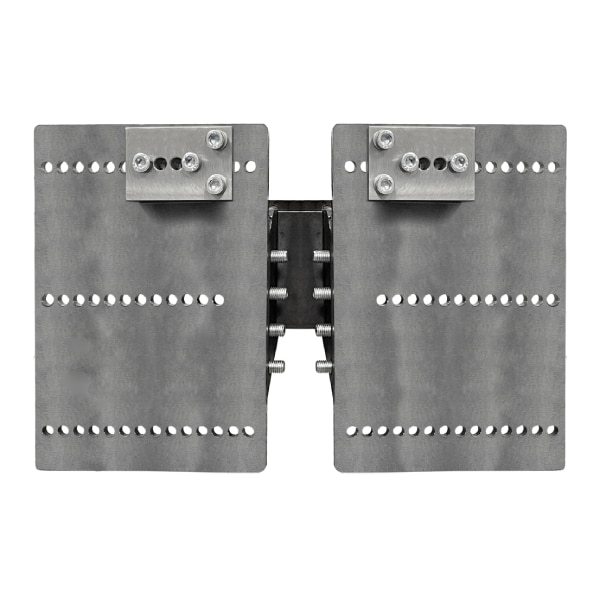Paire de butoirs amovibles pour pont posé prévu pour carré de 40 x 40mm