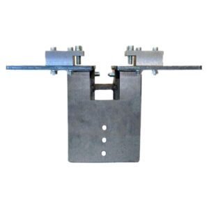 Paire de butoirs amovibles pour pont posé prévu pour carré de 40 x 40mm